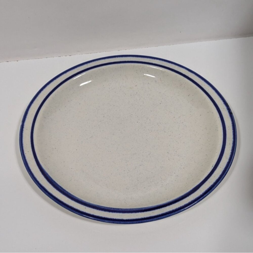 Syracuse China Blue speckled Plate